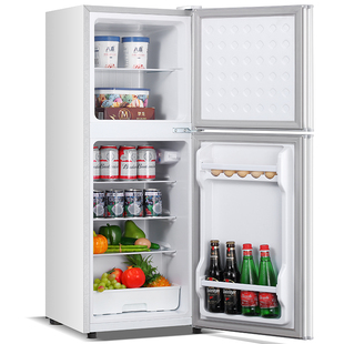 志高一级能效小冰箱家用宿舍小型租房用迷你省电办公室双门电冰箱