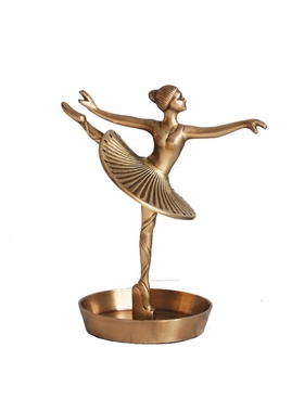 北欧式风进口全铜耳钉架收纳盘