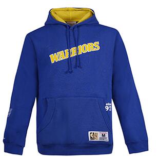 Mitchell&ness中性MN复古NBA球队起源金州勇士队运动卫衣运动卫衣