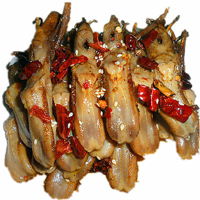 四川特产麻辣鸭舌成都小吃鸭肉