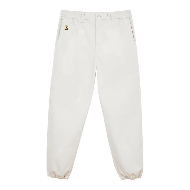 杰克琼斯春季新款NBA联名略宽松低腰运动束脚裤长裤男裤男装