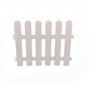 塑料栅栏白色围栏庭院篱笆花园栅栏室外别墅学校菜园装饰围栏PVC