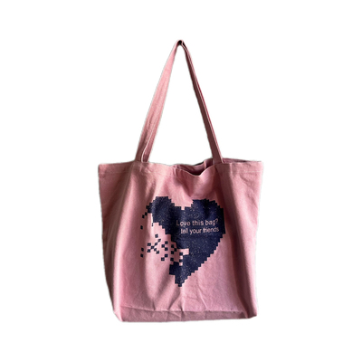 小众设计感帆布包简约通勤托特包