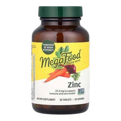 MegaFood锌Zinc葡萄糖酸锌元素成人免疫进口无糖补锌活力
