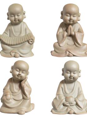 工艺品紫砂小人物陶瓷娃娃