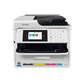 爱普生WF5890彩色喷墨打印机复印扫描一体机高速无线双面办公5390