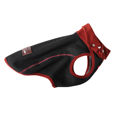 BORORO新年红色狗狗背心打底加厚冬款加绒雪纳瑞比熊宠物衣服过年