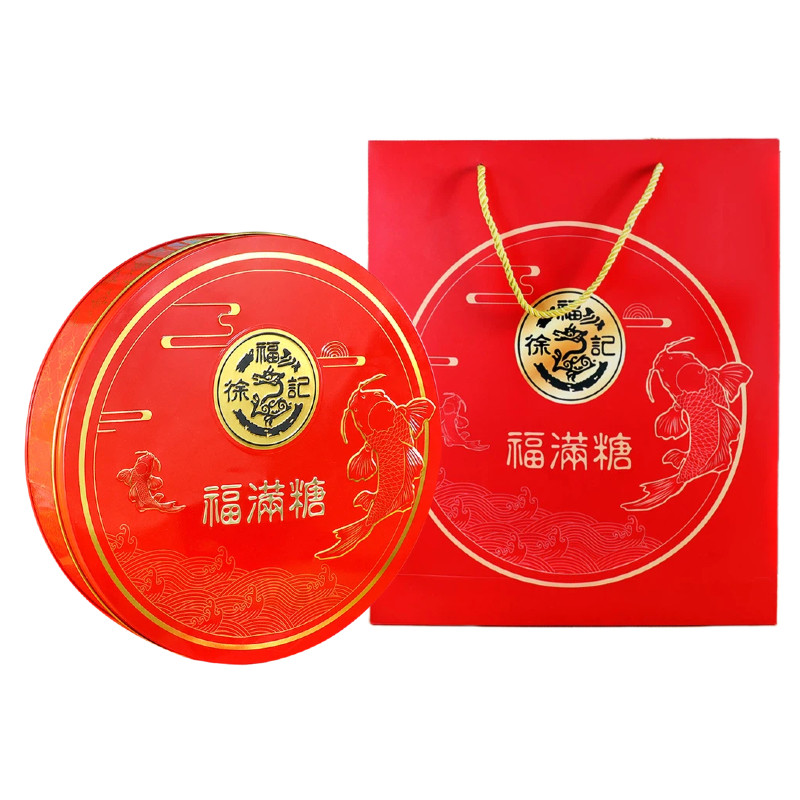 徐福记新年糖混合口味礼盒装送礼