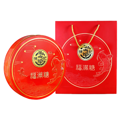 徐福记新年糖混合口味礼盒装送礼