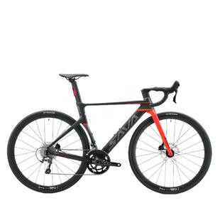 SAVA2024新款铝合金萨瓦EX7油碟碳纤维前叉桶轴弯把竞赛公路车