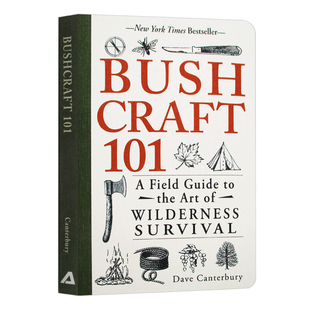 Bushcraft 101 野外求生技能101 英文原版野外生存手册 进口英语书籍