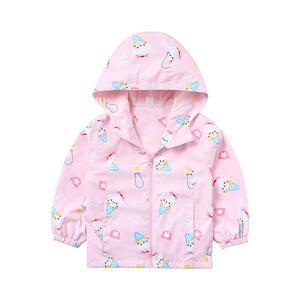 秋季中小童洋气连帽外出服