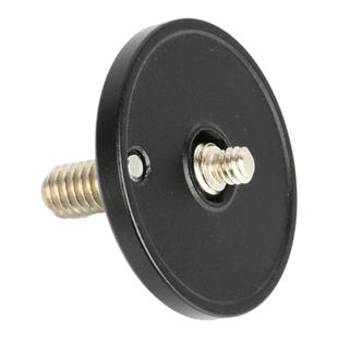 相机摄影独脚架配件通用云台座 圆盘 云台板 相机座 铝合金防滑板