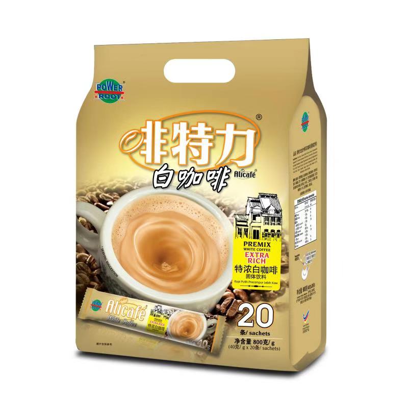啡特力进口特浓速溶三合一白咖啡