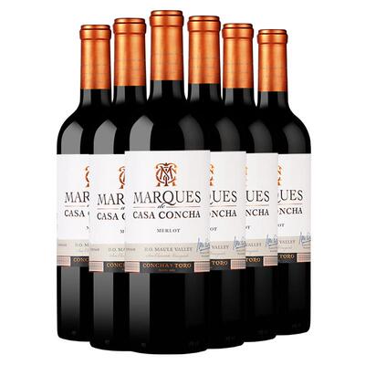 智利产地梅洛干红葡萄酒