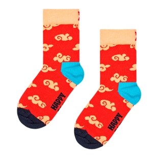 Happy Socks秋季款童袜多巴胺时尚立体袜中筒袜儿童袜子宝宝袜