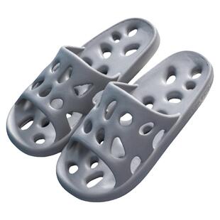 洁丽雅洗澡拖鞋男士夏季eva透气镂空洞洞浴室漏水防滑防臭凉拖女