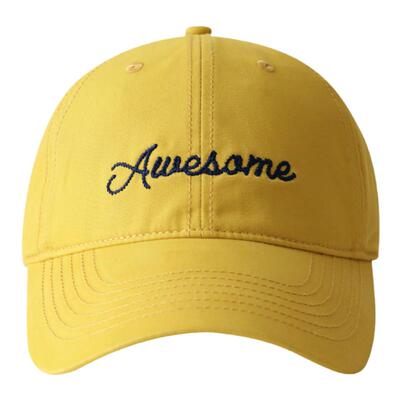 棒球帽日系简约男女深帽顶宽帽檐