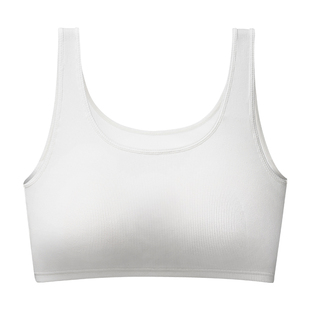 古今内衣女二合一打底衫无钢圈亲肤隐形胸垫轻薄背心文胸乳罩侧收