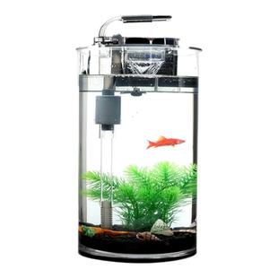 森森鱼缸过滤器壁挂直桶圆口缸亚克力盖小型静音过滤加氧过滤设备