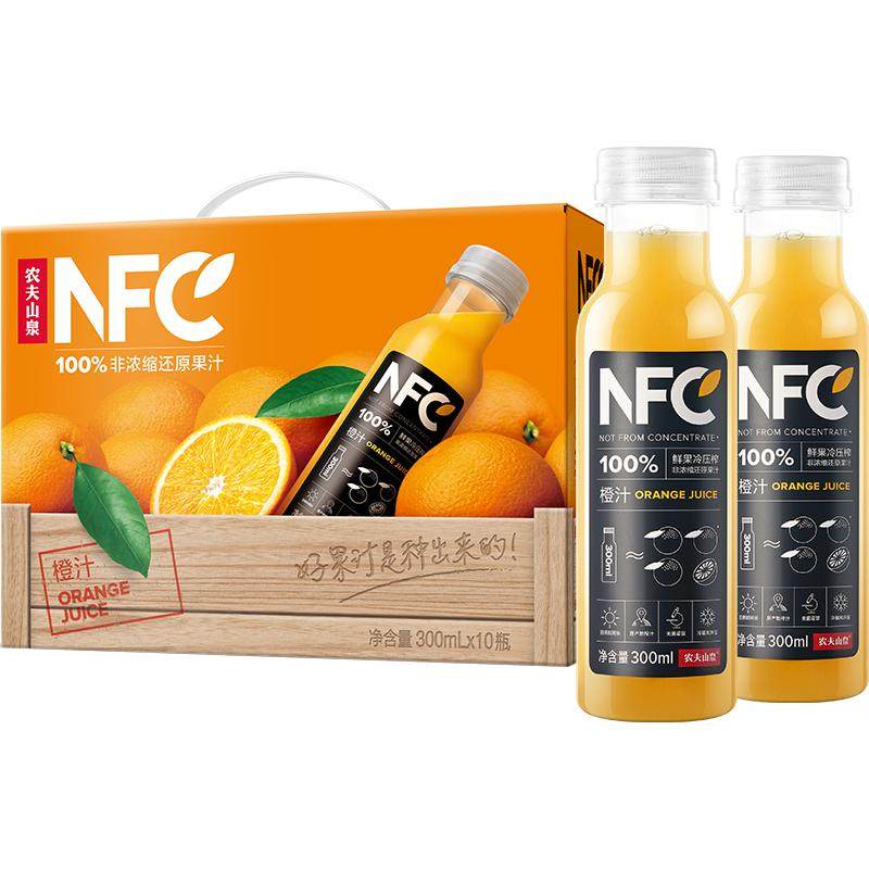 ũ��ɽȪ NFC����֭300ml*10ƿ ���ζ�ʹ���ѹե ��֭ 45.1Ԫ+0.82Ԫ�Խ��