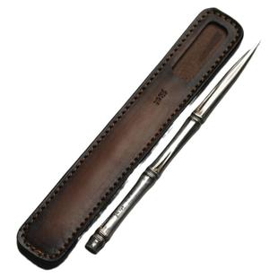 巴赫工作室日本清光堂功夫茶具茶针24k金纯银铁翦金錾刻工艺