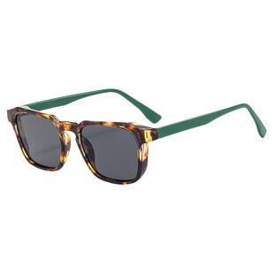 日系休闲复古灰框墨镜可配度数男款方形高级感太阳镜防晒开车