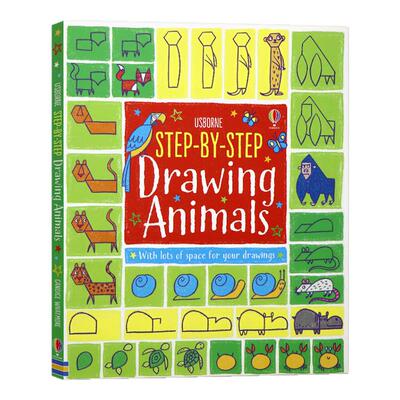 Usborne一步一步画动物英文版