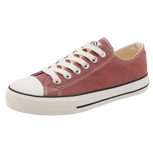 人本帆布鞋女2025年夏季薄款经典百搭女鞋透气春秋新款板鞋ins潮