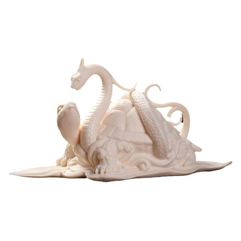 戴玉堂林弋新陶瓷摆件《四大神兽》青龙白虎朱雀玄武书房家居饰品