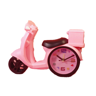 创意可爱儿童懒人起床闹钟可挂墙钟装电池闹铃学生定时响铃时钟