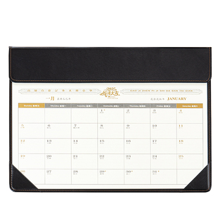 2026年大班台历商务办公记事桌面月历桌面老板桌台垫日历加厚内页