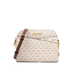 【店长推荐】MK女包 PVC配皮老花斜挎单肩链条包轻奢通勤包贝壳包