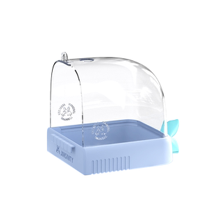 宠尚天鹦鹉洗澡盆专用大号浴室玄凤虎皮八哥浴盆鸟笼配件用品大全