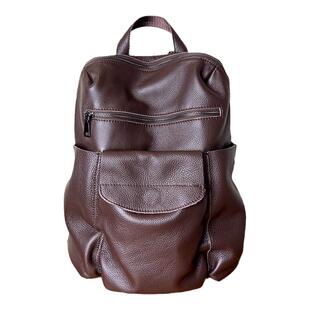 真皮双肩包女大容量头层牛皮2026新款通勤旅行女士双肩背包电脑包