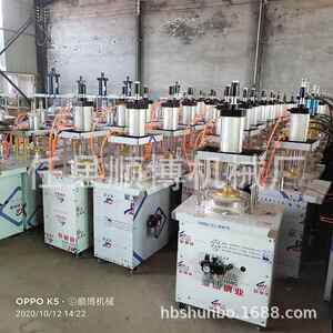 商用单饼薄饼机厂家供应量大从优河南烙馍机卤肉卷饼全自动压饼机