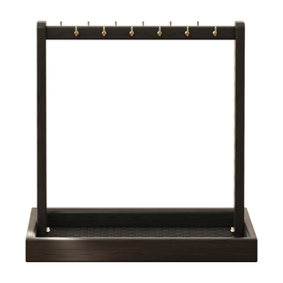 实木毛笔挂架桌面悬挂式收纳整理架文房四宝摆件书法国画专用笔搁