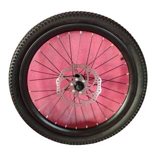 山地自行车轮组加厚双层铝合金刀圈碟刹前后轮20/2224/26变速后轮