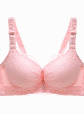 聚拢女无钢圈文胸胸罩收副乳内衣
