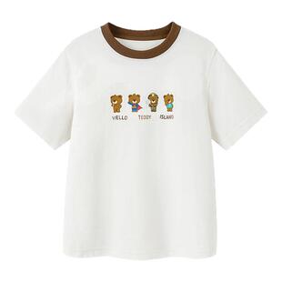 迷你巴拉巴拉男女童凉感速干短袖T恤夏季新款不闷汗儿童轻薄半袖9