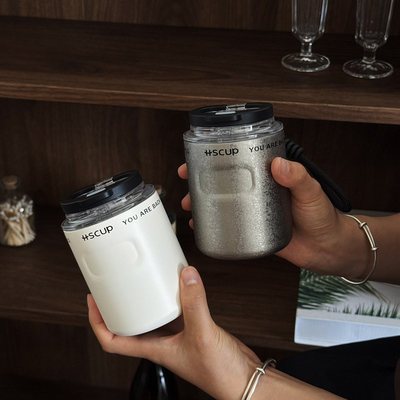 女生高颜值小巧便携保温杯男款咖啡杯外出携带随行杯2025新款水杯