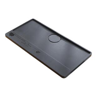 天然整块乌金石茶盘单盘侧边排水式石材一体石板简约家用客厅茶台