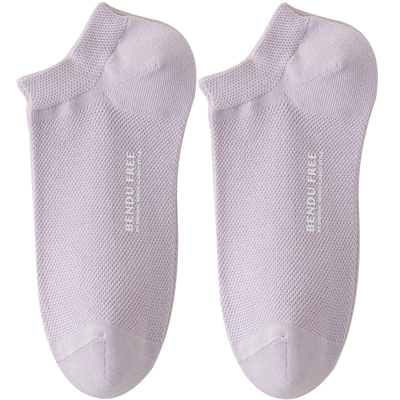 100%纯棉无骨女士短袜