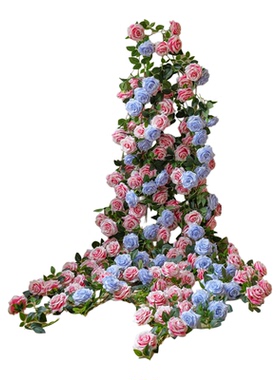 曼塔玫瑰花藤造景花墙装饰