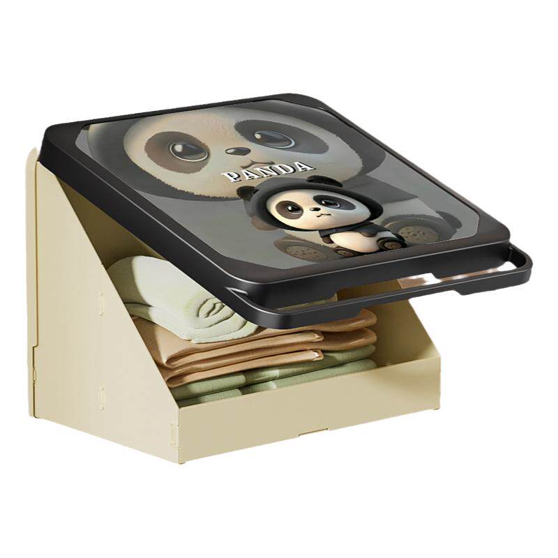 可爱国宝款浴室洗澡放衣服神器