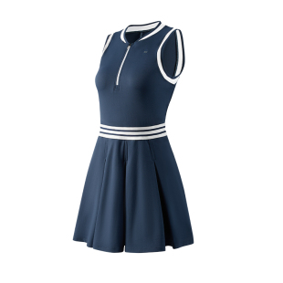 361羽毛球连衣裙女2026新款无袖运动网球服羽毛球服连体裙网球裙