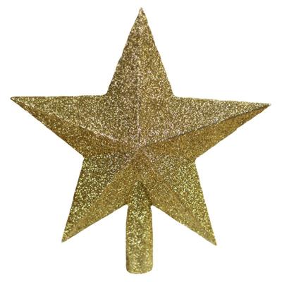 千诺五角星树顶星圣诞树装饰挂件