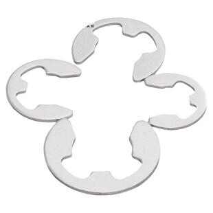 304不锈钢e卡簧GB896卡环E型卡簧开口挡圈M2M3M4M5M6M8M10M12M15