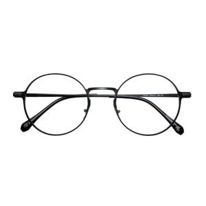超轻纯钛复古小圆框近视眼镜框男款可配度数日系黑色圆形日式镜架
