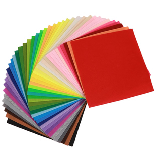 1mm加厚不织布手工diy材料包彩色无纺毛毡布织布布料白色黑色大张